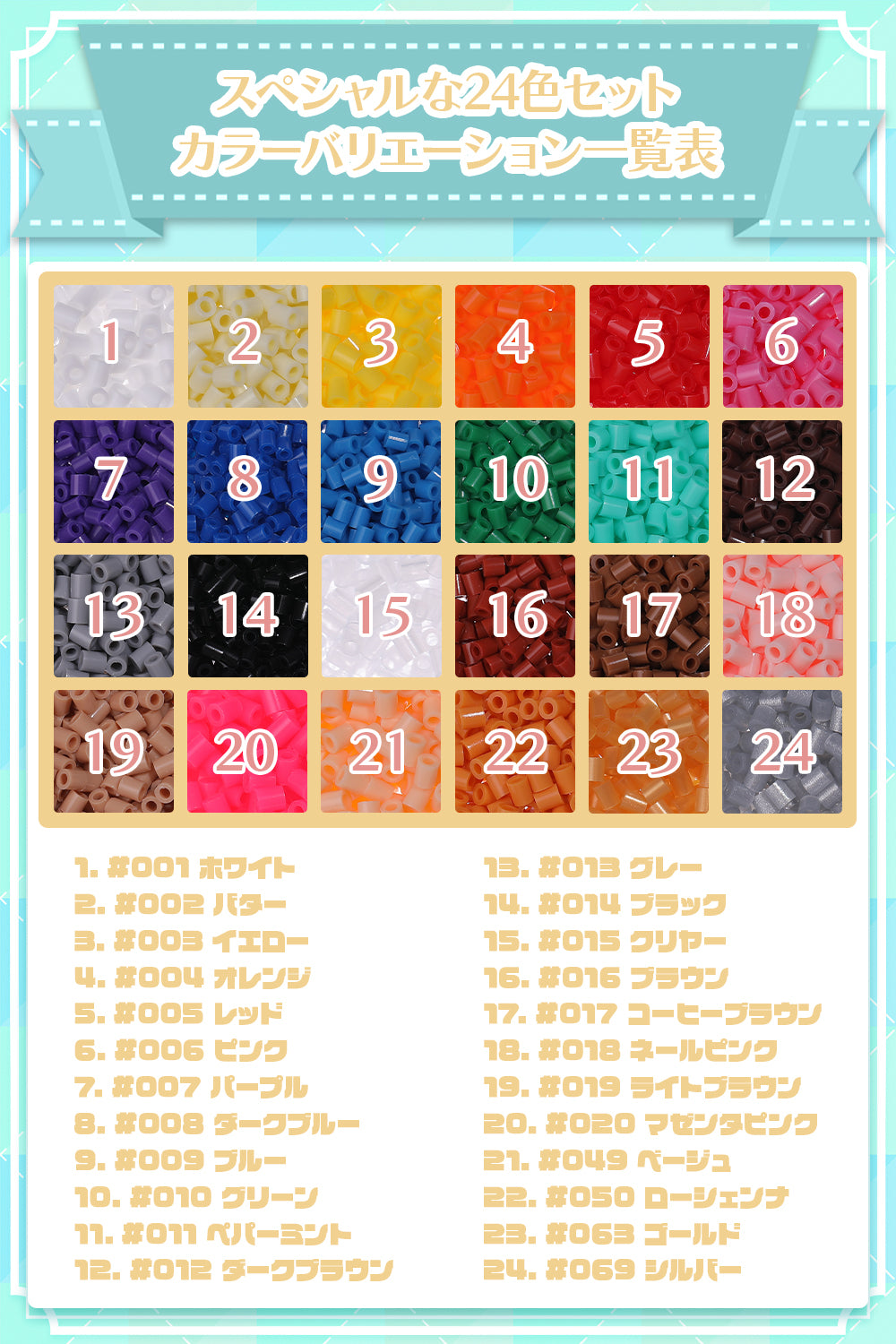 NicoRate ミニアイロンビーズ(2.6mm) スペシャルビーズセット