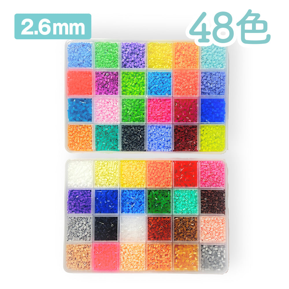 NicoRate ミニアイロンビーズ 2.6mm スペシャルビーズセット 48色